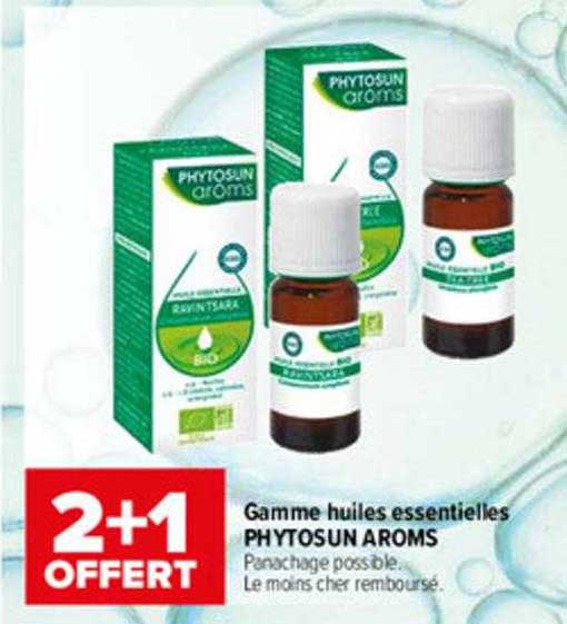 gamme huiles essentielles phytosun aroms 2+1 offert