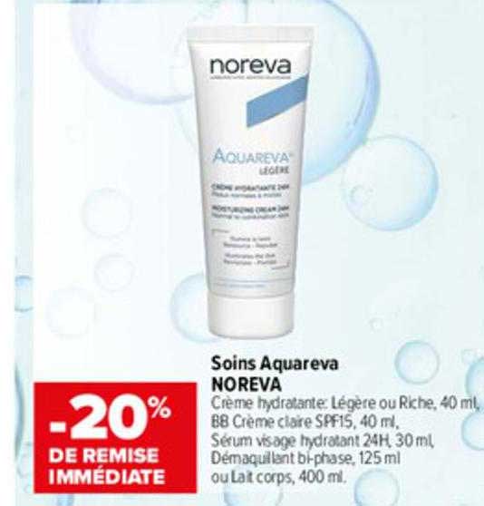 Soins Aquareva Noreva -20% De Remise Immédiate
