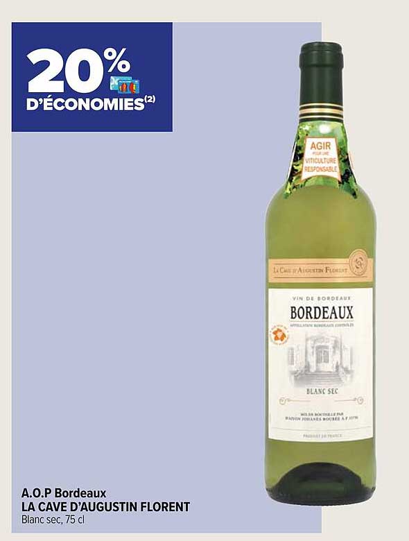a.o.p. bordeaux la cave d'augustin florent