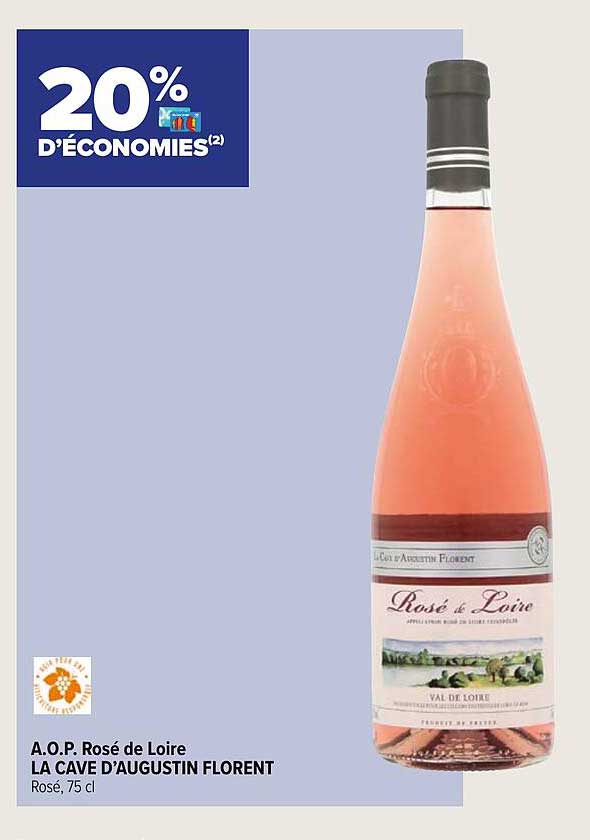 a.o.p. rosé de loire la cave d'augustin florent