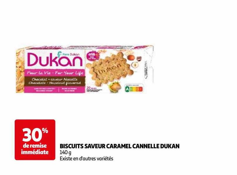 Biscuits Saveur Caramel Cannelle Dukan