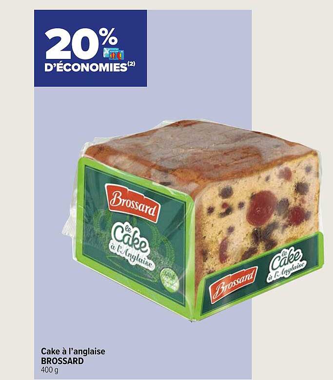 cake à l'anglaise brossard