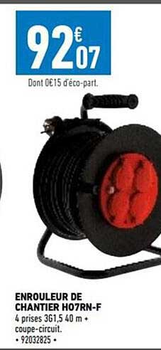 enrouleur de chantier h07rn-f