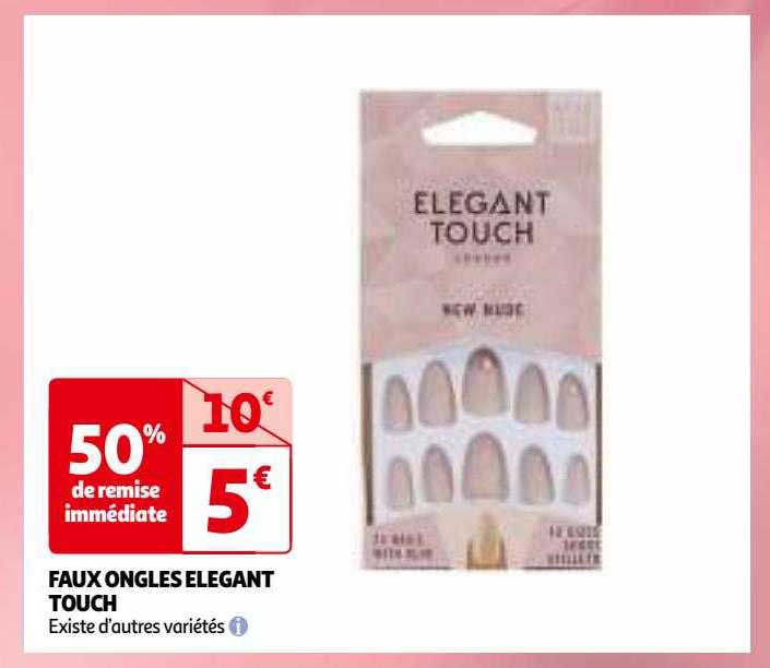 faux ongles élégant touch