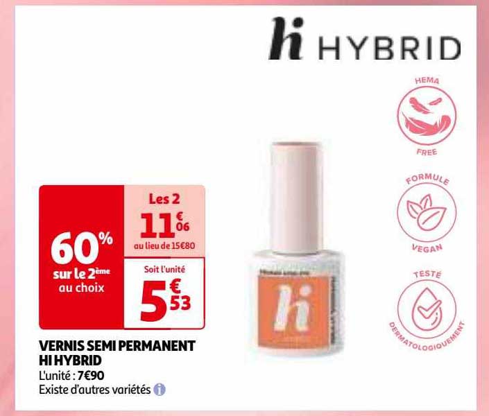 vernis semi permanent hi hybrid