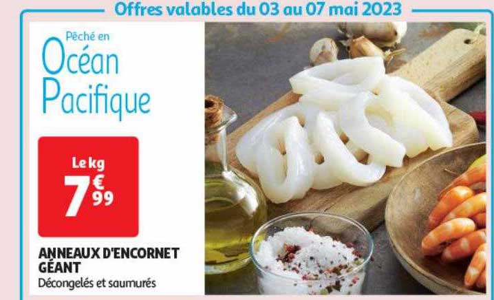 anneaux d'encornet géant