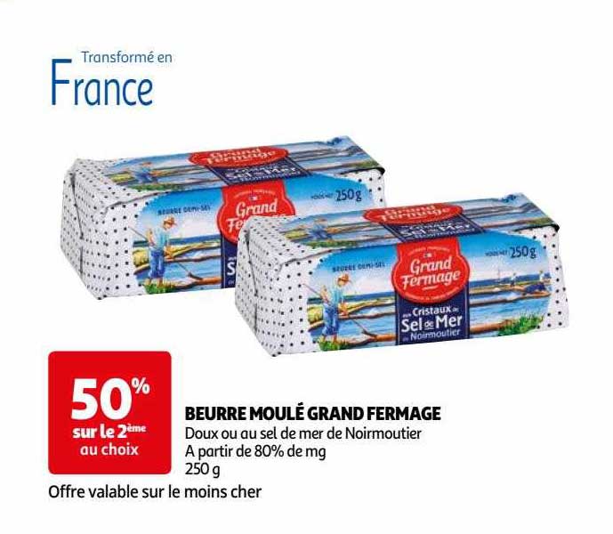 beurre moulé grand fermage