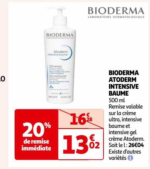 bioderma atoderm intensive baume