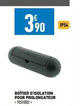 boîtier d'isolation pour prolongateur
