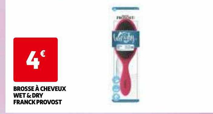 brosse à cheveux wet & dry franck provost