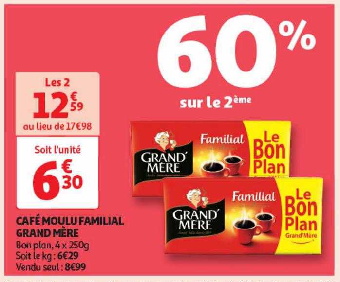 Café Moulu Familial Grand Mère