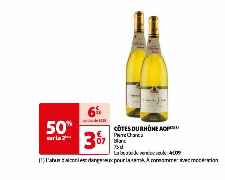 côtes du rhône aop pierre chanau blanc