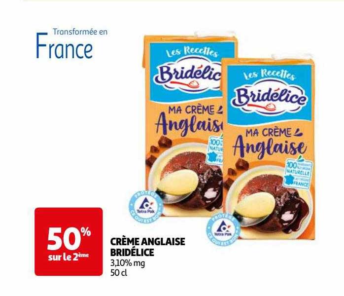 Crème Anglaise Bridélice