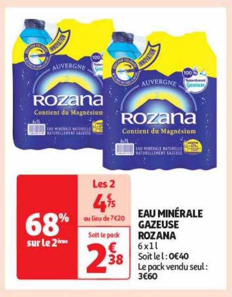 Eau Minérale Gazeuse Rozana