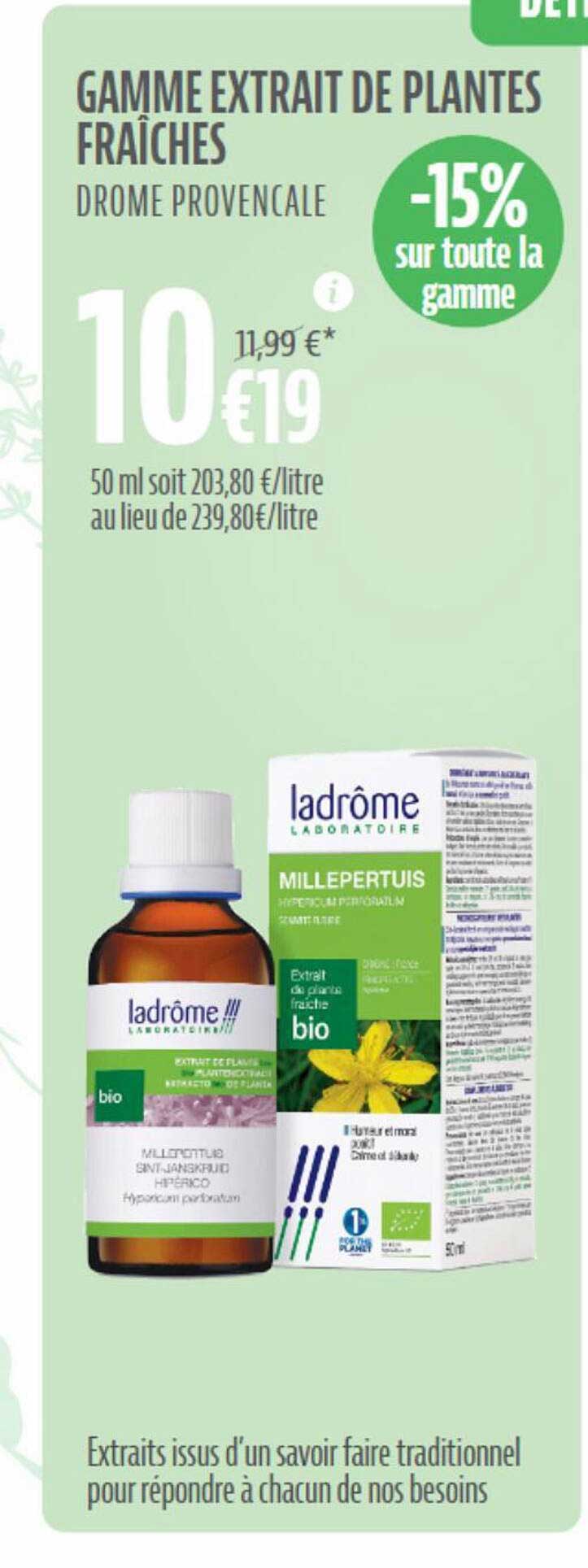 gamme extrait de plantes fraîches drome provençale