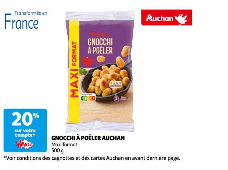 Gnocchi à Poêler Auchan