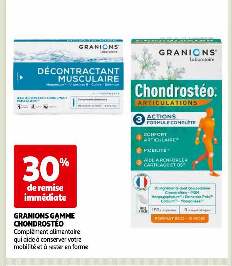 granions gamme chondrostéo