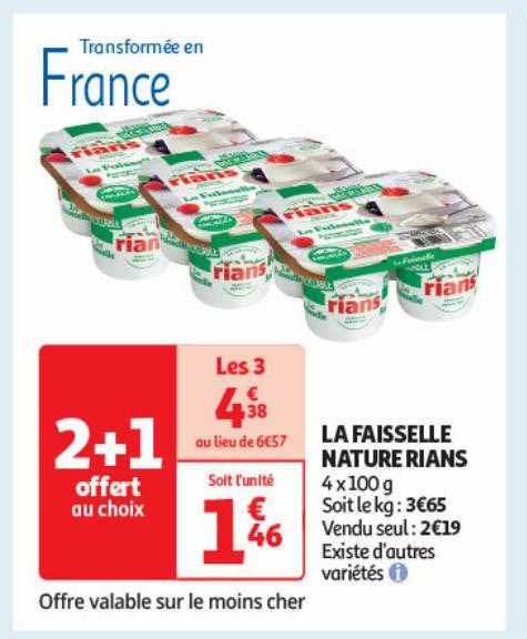 La Faisselle Nature Rians