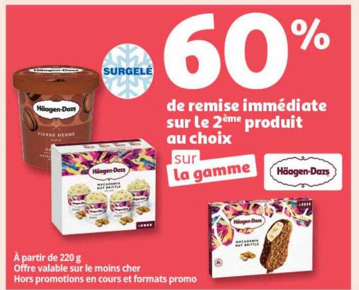 la gamme häagen-dazs
