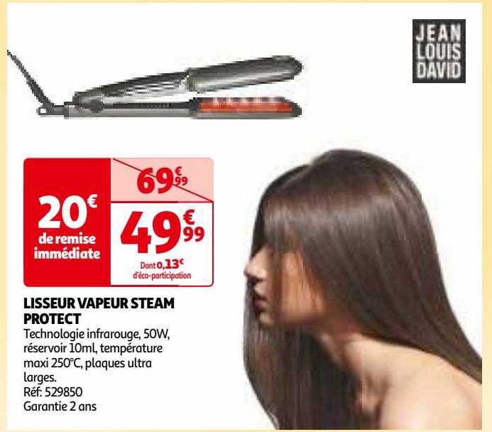 lisseur vapeur steam protect jean louis david