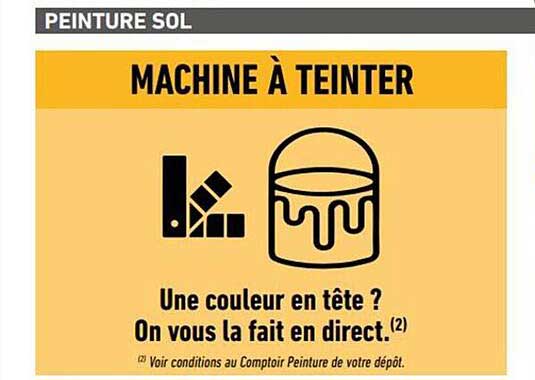 machine à teinter