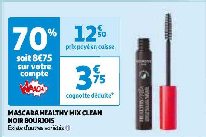 mascara healthy mix clean noir bourjois