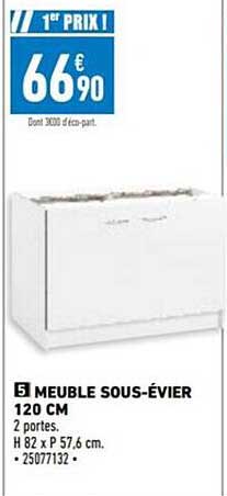 meuble sous-évier 120 cm
