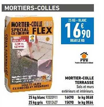 mortier-colle terrasse