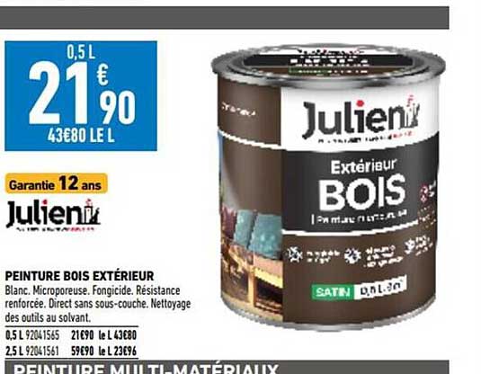 Peinture Bois Extérieur Julien