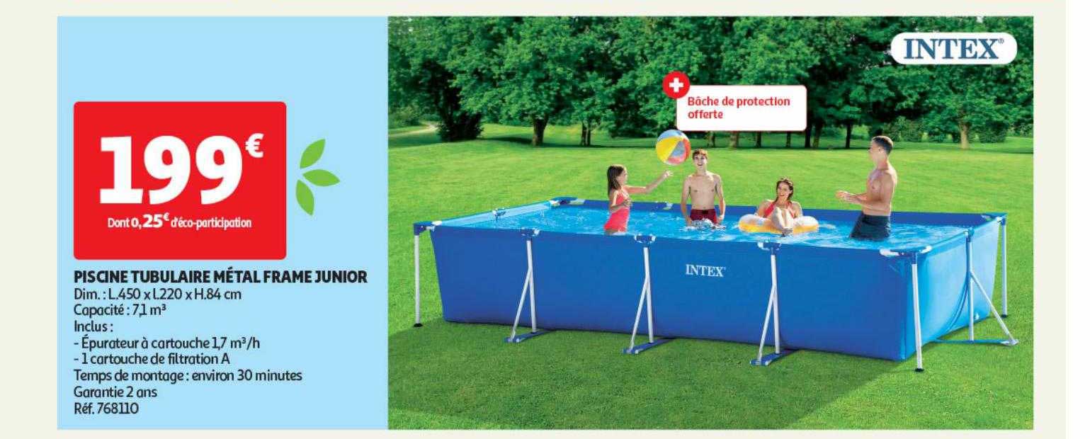 Piscine Tubulaire Métal Frame Junior