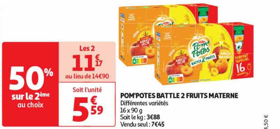 pom'potes battle 2 fruits materne
