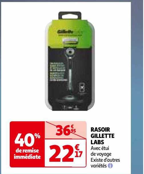rasoir gillette labs