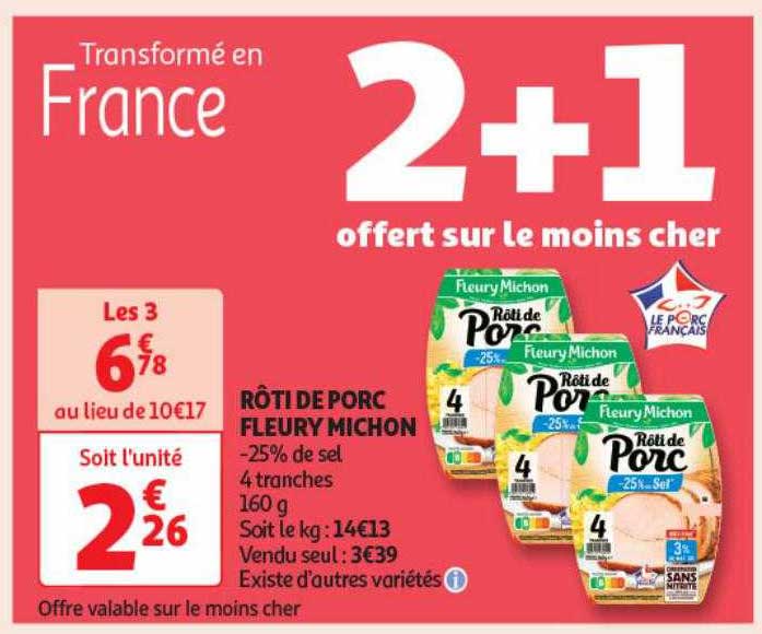 rôti de porc fleury michon