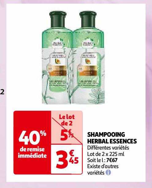 shampooing herbal essences