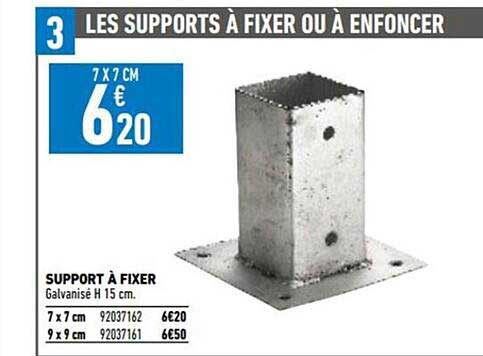 support à fixer
