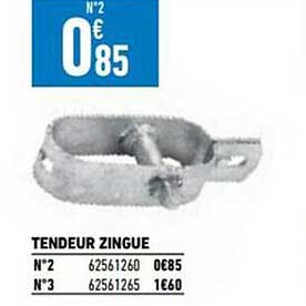 tendeur zingue