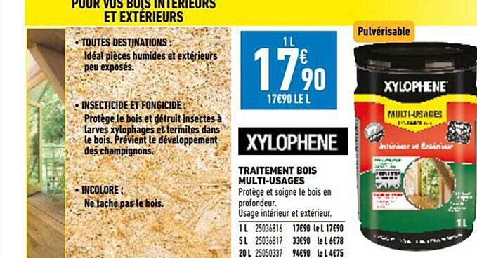 traitement bois multi-usages xylophene