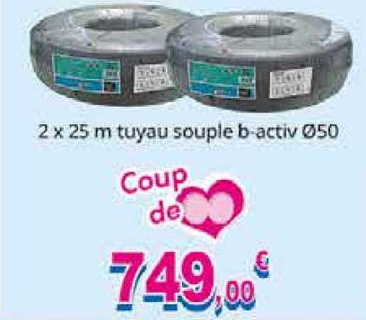 2 X 25 M Tuyau Souple B-activ 50