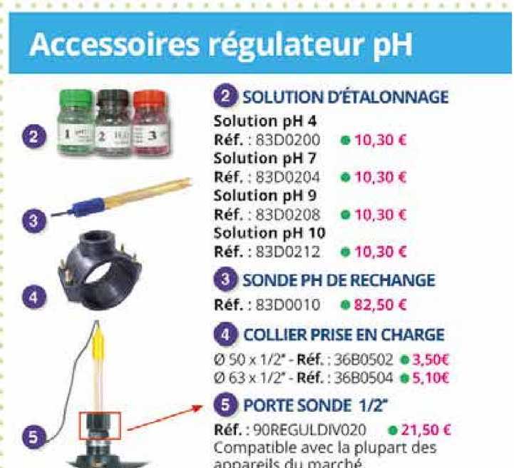 Accessoires Régulateur Ph