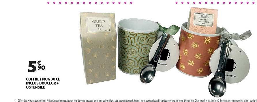 Coffret Mug 30 Cl Inclus Douceur + Ustensile