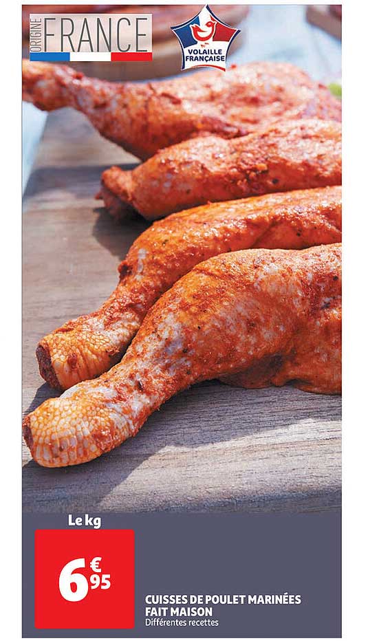 cuisses de poulet marinées fait maison