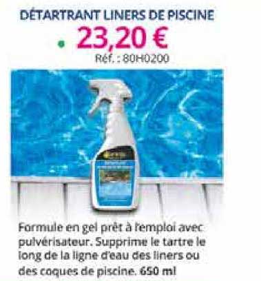 Détartrant Liners De Piscine