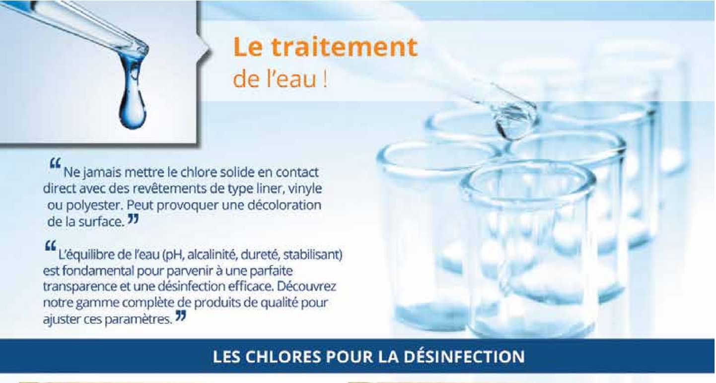 le traitement de l'eau