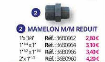 mamelon m-m réduit