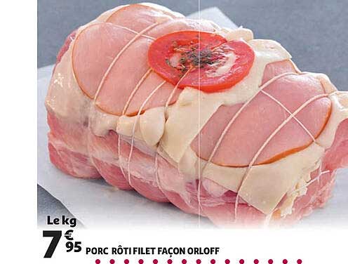 Porc Rôti Filet Façon Orloff