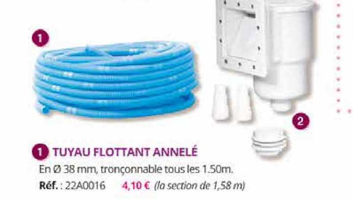 tuyau flottant annelé