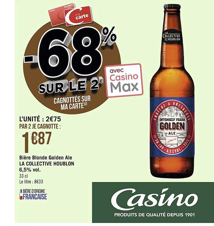 bère blonde golden ale la collective houblon