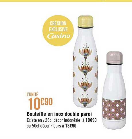 Bouteille En Inox Double Paroi