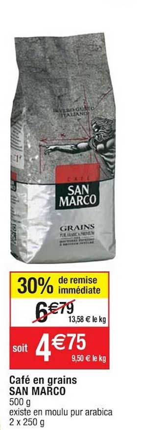 café en grains san marco