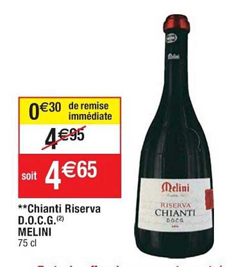 chianti riserva docg melini